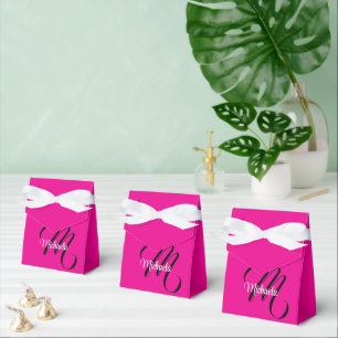 Caja Para Regalos Monograma inicial de nombre moderno minimalista ro