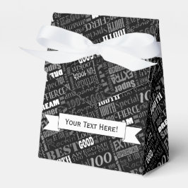 Caja Para Regalos Monograma personalizado de la fiesta de cumpleaños