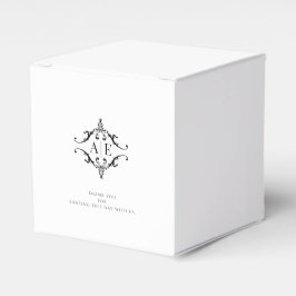 Caja Para Regalos Monograma Personalizado Gracias