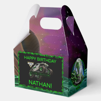 Caja Para Regalos Monster Jam - Cumpleaños de Invasión Alienígena