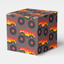 Caja Para Regalos Monster Truck Boy Birthday Party