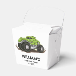 Caja Para Regalos Monster Truck Partido de Cumpleaños Niños Mínimos 