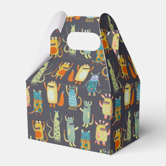 Caja Para Regalos Monstruos de Cute (Front Side)