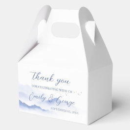 Caja Para Regalos Montañas azules y bodas de aves