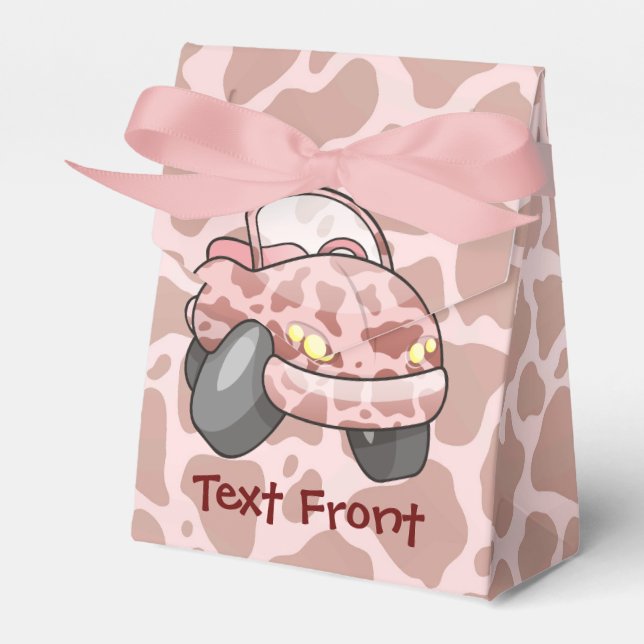 Caja Para Regalos Moo Car Favor Box (Front Side)