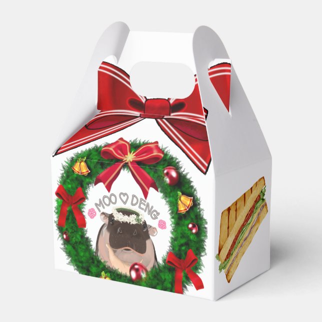 Caja Para Regalos Moo Deng Hippo (Front Side)