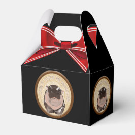 Caja Para Regalos Moo Deng Hippo