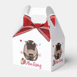 Caja Para Regalos Moo Deng Hippo
