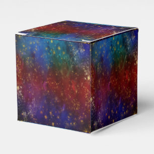 Caja Para Regalos Moody Ombre Psicodelia Grunge Gold Stardust