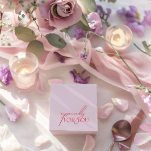 Caja Para Regalos Morado Moderno Y Magenta Especialmente Para Usted 