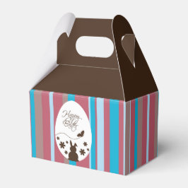 Caja Para Regalos Moreno de chocolate de huevo de pascua feliz moder