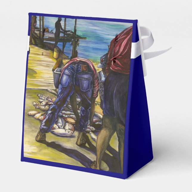 Caja Para Regalos Morning's Catch, Harbor Island (Reverso)