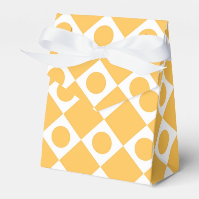 Caja Para Regalos Mostaza de Mod Retro 60 (Front Side)