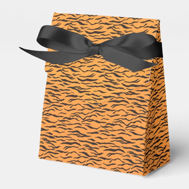 Caja Para Regalos Motif Peau de tigre Rayures  (Front Side)