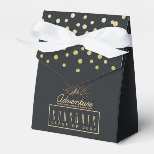 Caja Para Regalos Mountain Adventure Rustic Congrats Clase de 20xx