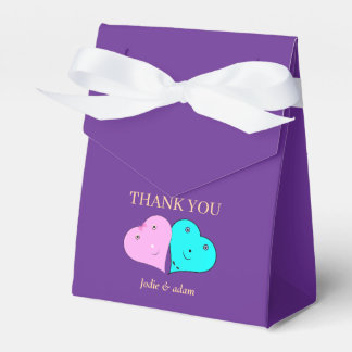Caja Para Regalos mr y mrs corazones Favor Box