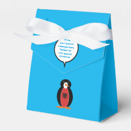 Caja Para Regalos Ms Penguin Bandera Albanesa Conversaciones