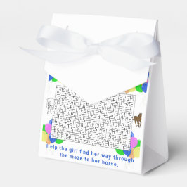 Caja Para Regalos Muchacha bovina y Maze de caballo con globos Graci