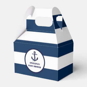 Caja Para Regalos Muchacho de azules marinos personalizado Baby