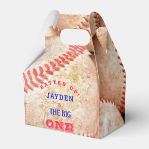 Caja Para Regalos Muchachos El Gran Béisbol Primer Cumpleaños Grac