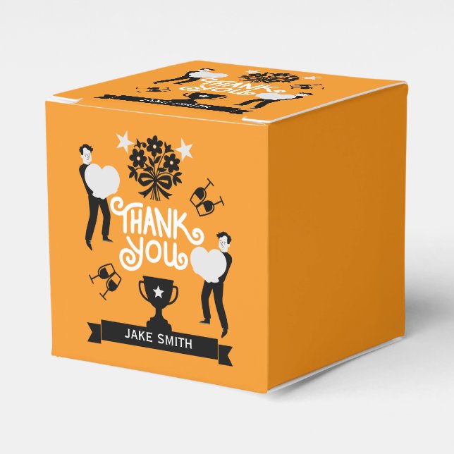 Caja Para Regalos Muchas Gracias (Costado Anverso)