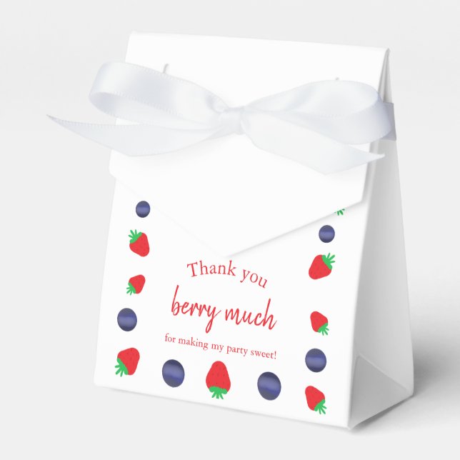 Caja Para Regalos Muchas gracias a Berry (Front Side)