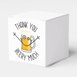 Caja Para Regalos Muchas Gracias Cervecero - Cara Tonta