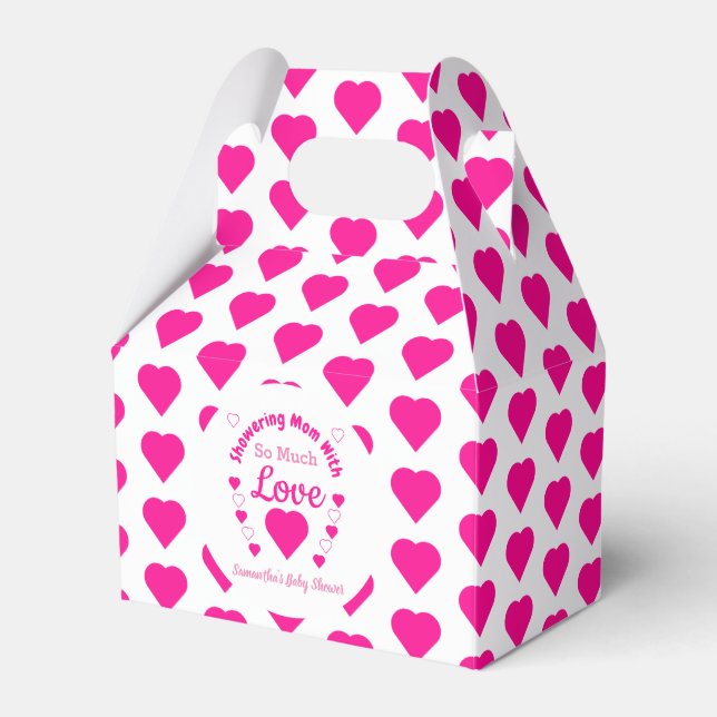 Caja Para Regalos Mucho amor Baby Shower (Front Side)