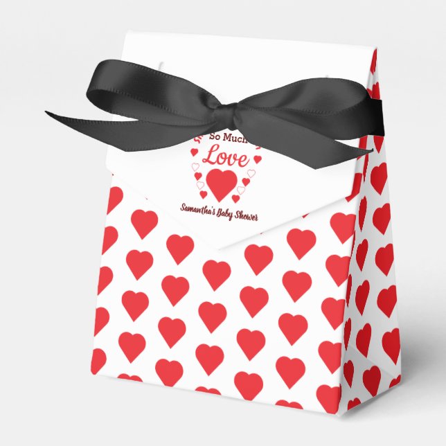 Caja Para Regalos Mucho amor Baby Shower (Front Side)
