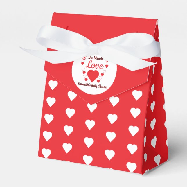 Caja Para Regalos Mucho amor Baby Shower (Front Side)