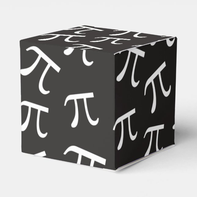 Caja Para Regalos Muchos Pi - Matemáticas - Suministros de Fiestas d (Reverso Costado)