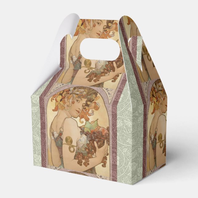 Caja Para Regalos Mujer Art Nouveau Mucha Hermosa (Front Side)