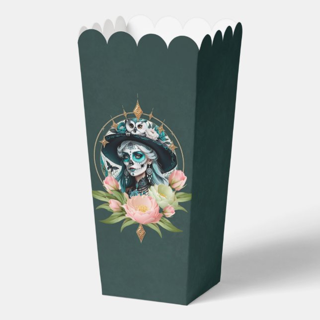 Caja Para Regalos Mujer asombrosa con un impresionante maquillaje de (Reverso )