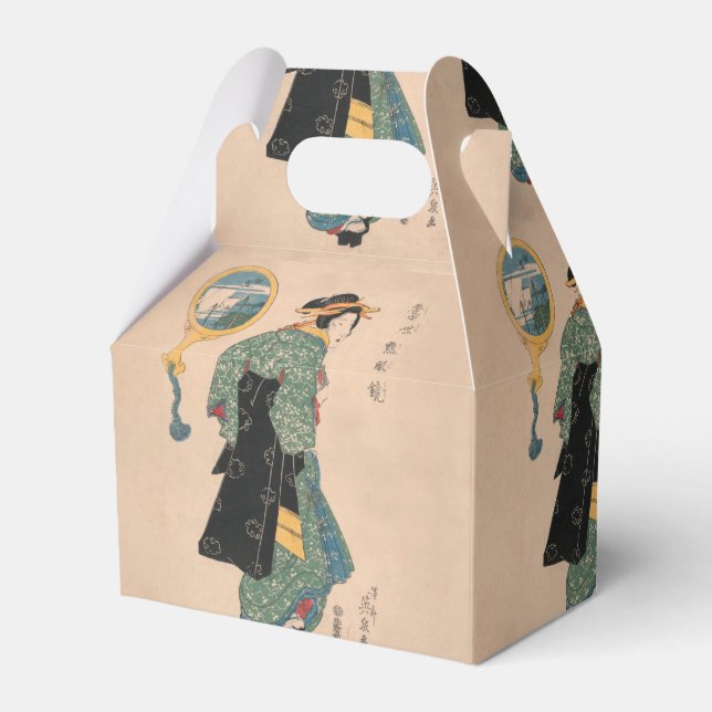 Caja Para Regalos Mujer kimono japonesa: Impresión de bloque de made (Front Side)
