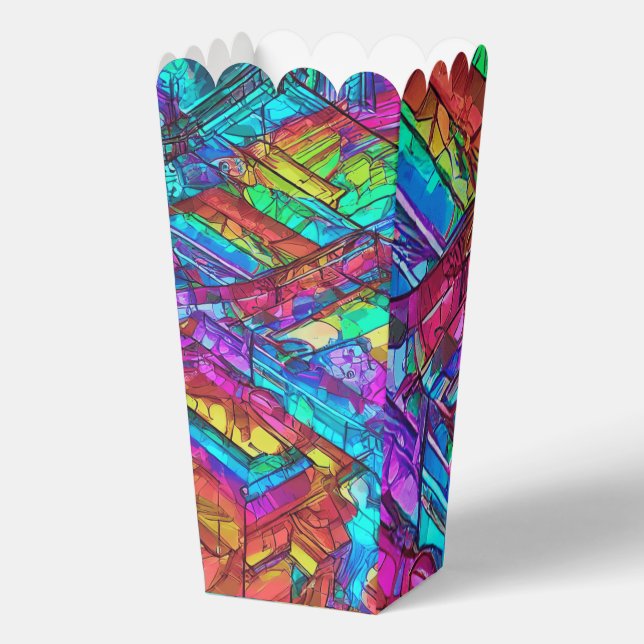 Caja Para Regalos Multicolor (Reverso )