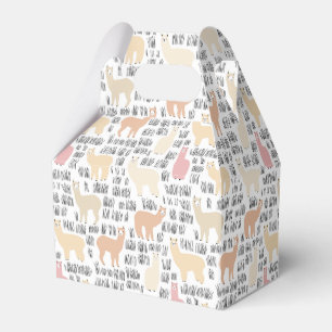 Caja Para Regalos Multitud del modelo de las alpacas