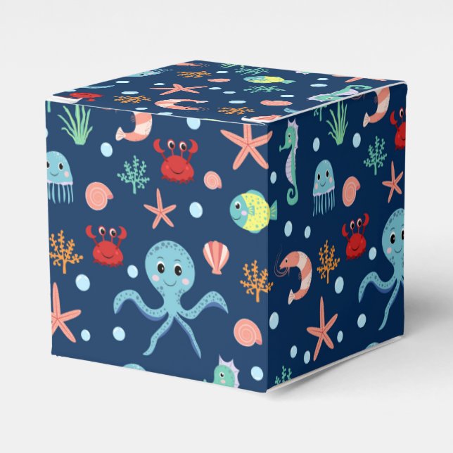 Caja Para Regalos Mundo del Mar (Costado Anverso)