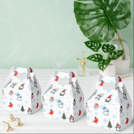 Caja Para Regalos Mundo Mágico de Invierno