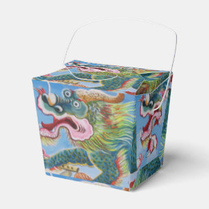 Caja Para Regalos Mural del Foo Perro chino/Guardián de leones
