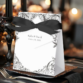 Caja Para Regalos Muralla victoriana hasta la muerte Boda blanco y n