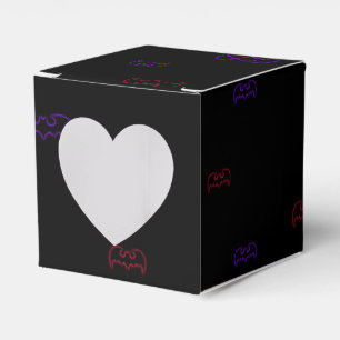 Caja Para Regalos Murciélagos de neón