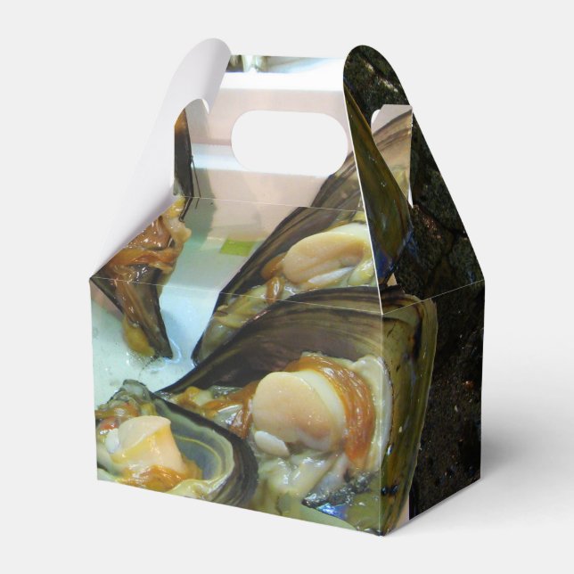 Caja Para Regalos Muselas gigantes Tsukiji Fish Market, Tokio, Japón (Front Side)