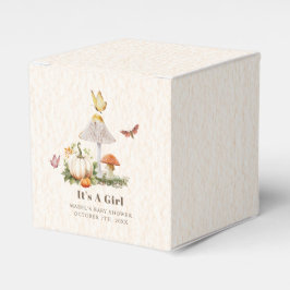 Caja Para Regalos Mushroom Pumpkin Butterfly Woodland Baby Shower