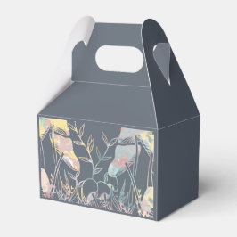 Caja Para Regalos Mushrooms acuarcolor