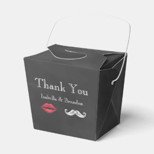 Caja Para Regalos Mustache & Lips Favorito Box 2