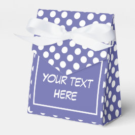 Caja Para Regalos Muy Peri | púrpura de polka blanco púrpura