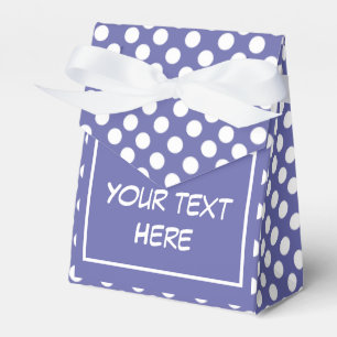 Caja Para Regalos Muy Peri   púrpura de polka blanco púrpura    