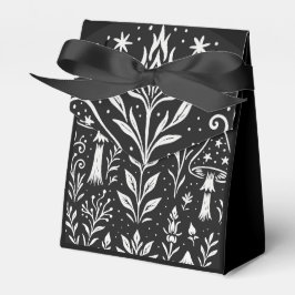 Caja Para Regalos Mystical Boho Mushroom Design – Botanical Folk Art