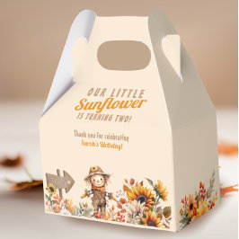 Caja Para Regalos Nacimiento de la Caída del Pequeño Girasol