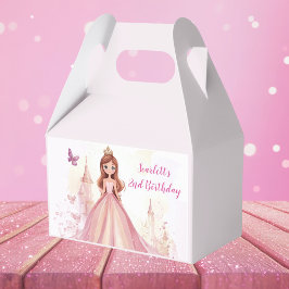Caja Para Regalos Nacimiento de una princesa rosa personalizada por 